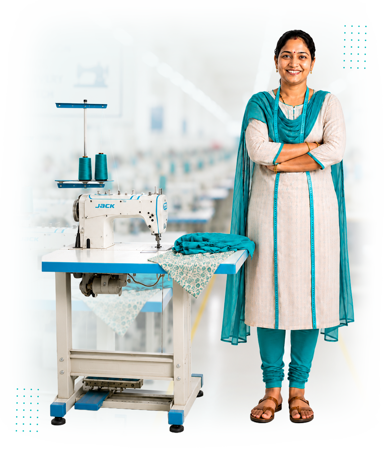Women entrepreneur accessing SWEES loan support