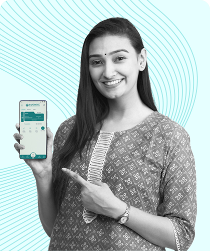 Illustration showing group lending and community empowerment